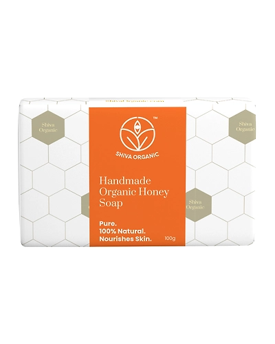 Shiva Organic Handmade Honey Milk Soap Set of 3-1