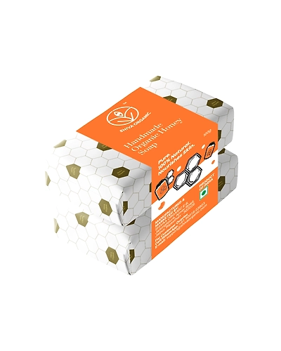 Shiva Organic Handmade Honey Milk Soap Set of 2-SOHMHSOAP2