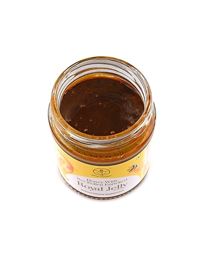 Shiva Organic Honey with Bee Pollen Enriched 2% Royal Jelly 250g-1