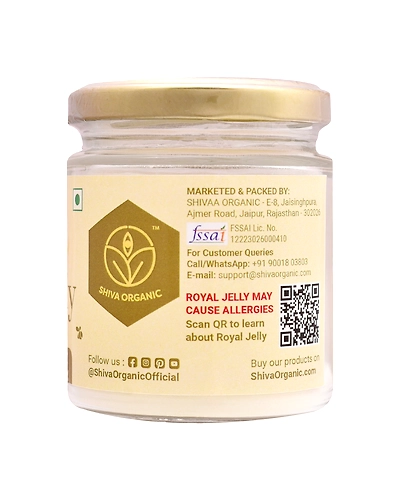 Shiva Organic Royal Jelly Powder - Freeze Dry 10-HDA:6% 50g-1