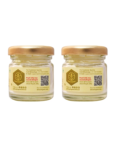 Shiva Organic Royal Jelly Powder - Freeze Dry 10-HDA:6% 20g-1