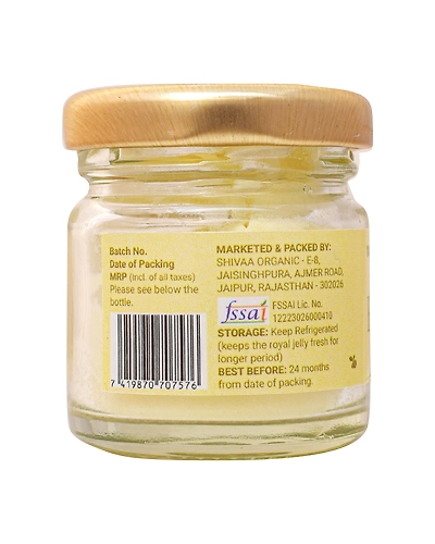Shiva Organic Royal Jelly Powder - Freeze Dry 10-HDA:6% 10g-2