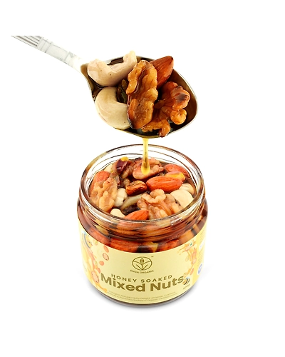 Shiva Organic Mixed Nuts Soaked in Organic Honey 240g-1