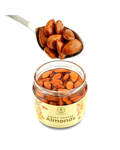 Shiva Organic Almonds Soaked in Organic Honey 400g-1