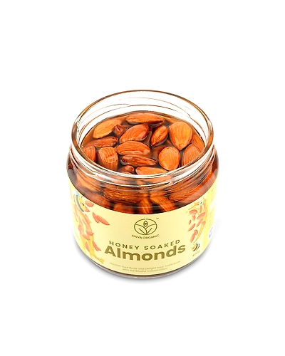 Shiva Organic Almonds Soaked in Organic Honey 400g-2