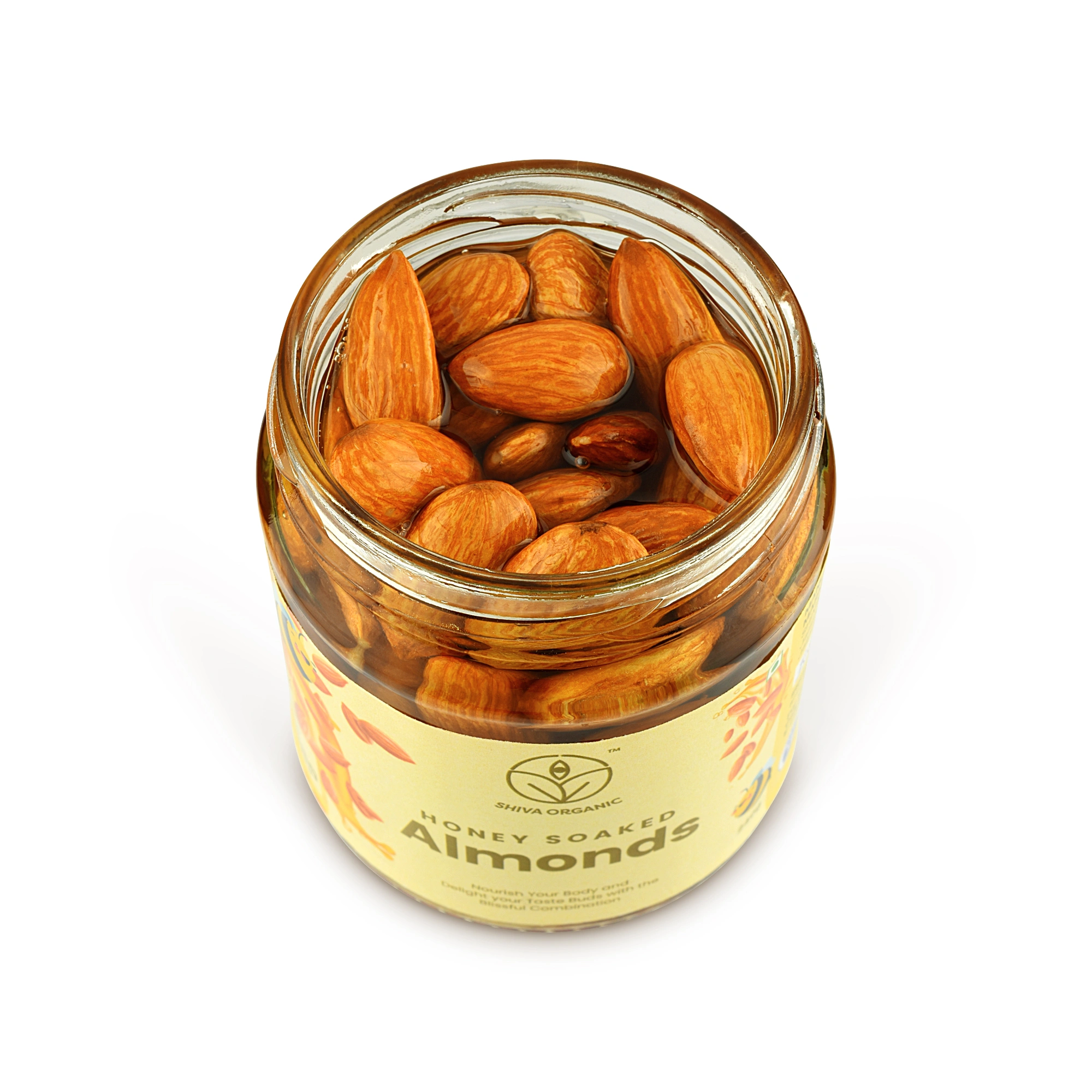 Shiva Organic Almonds Soaked in Organic Honey 240g-1