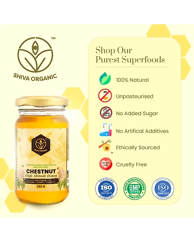 Shiva Organic Chestnut High Altitude Honey 250g-3