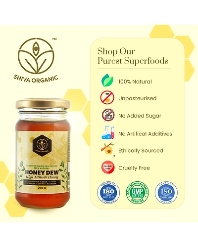 Shiva Organic Honey Dew High Altitude Honey 250g-4
