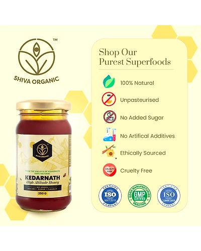 Shiva Organic Kedarnath High Altitude Honey 250g-1