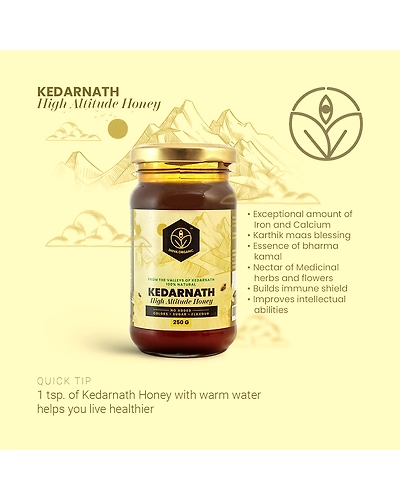 Shiva Organic Kedarnath High Altitude Honey 250g-4