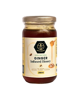 Shiva Organic Ginger Infused Honey 250g