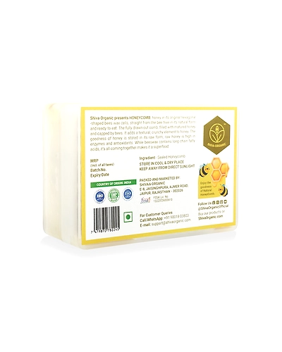 Shiva Organic HoneyComb - 100% Raw &amp; Natural 250g-3