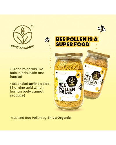Shiva Organic Mustard Bee Pollen 500g-2