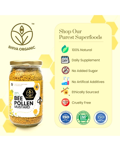 Shiva Organic Mustard Bee Pollen 250g-2