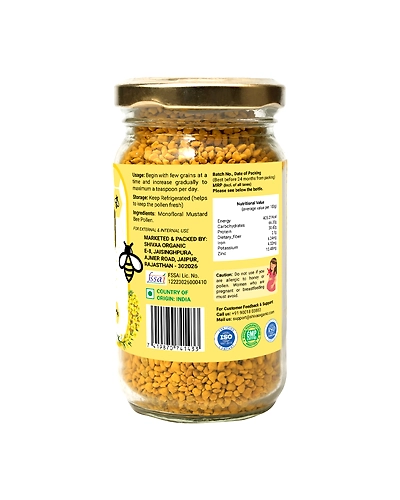Shiva Organic Mustard Bee Pollen 125g-1