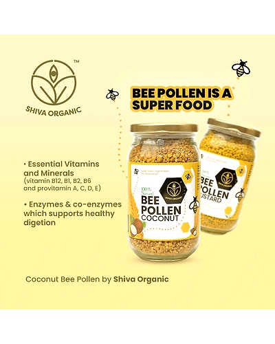Shiva Organic Coconut Bee Pollen 500g-3
