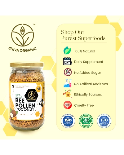 Shiva Organic Coconut Bee Pollen 250g-3