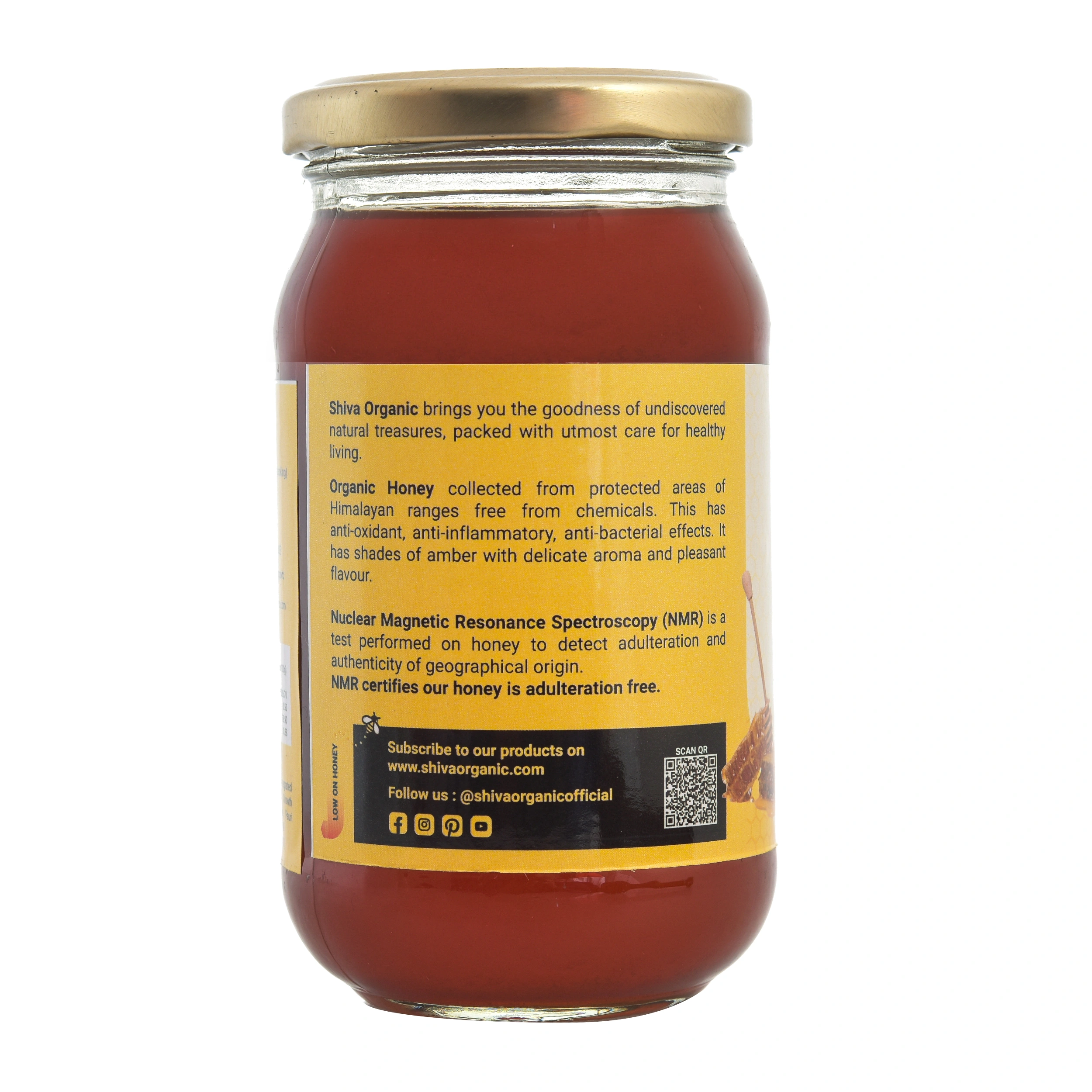 Shiva Organic Certified Organic Honey 1kg-2