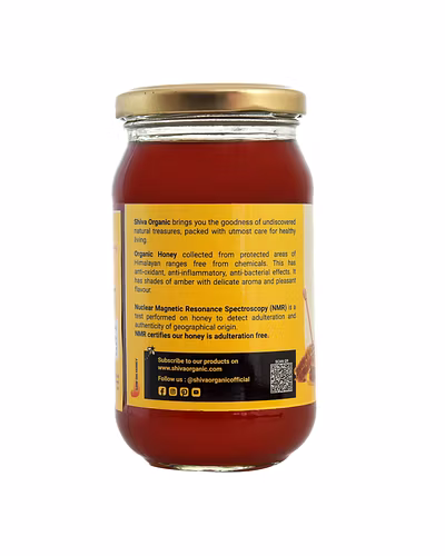 Shiva Organic Certified Organic Honey 500g-2