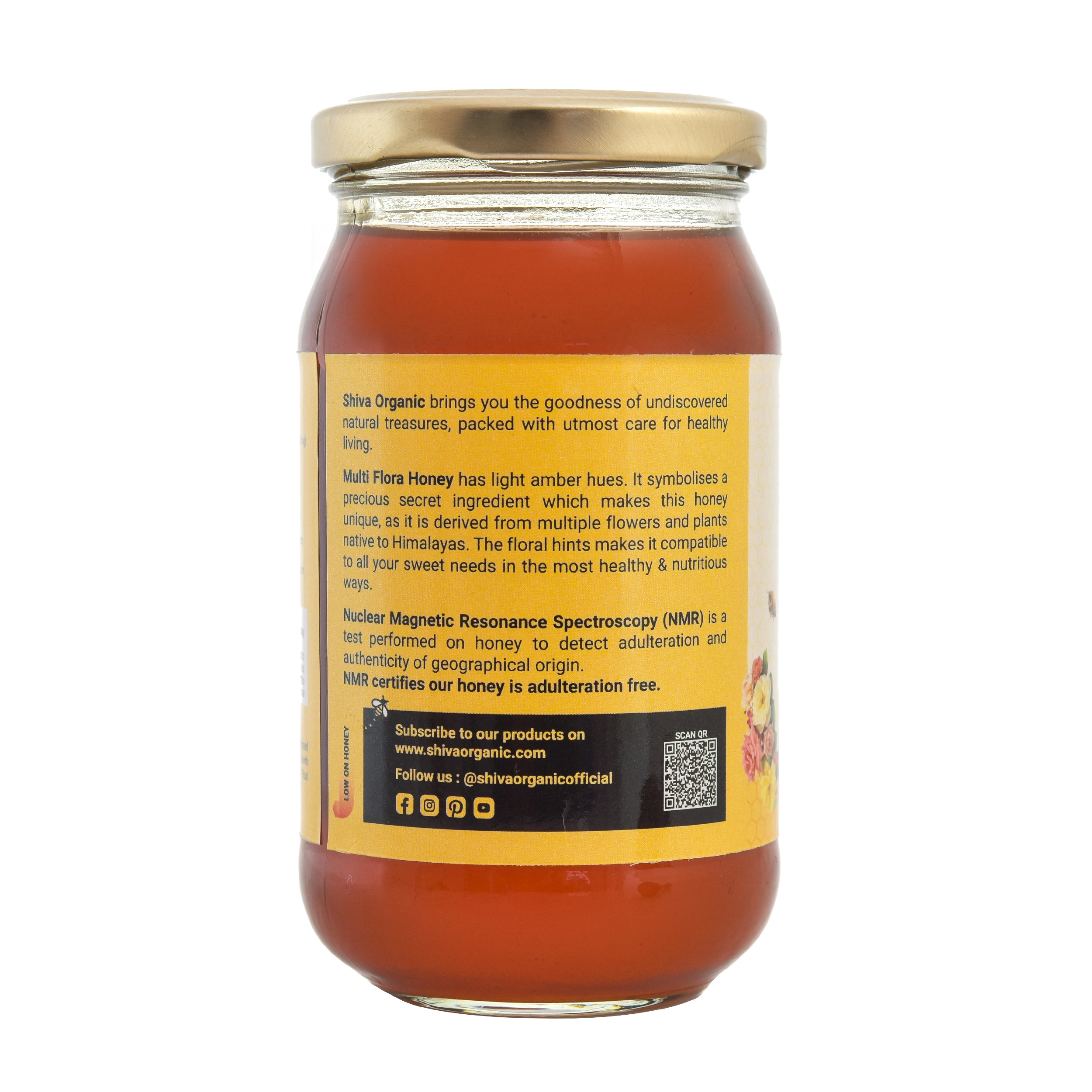 Shiva Organic Multi Flora Honey - Certified Organic 1kg-2