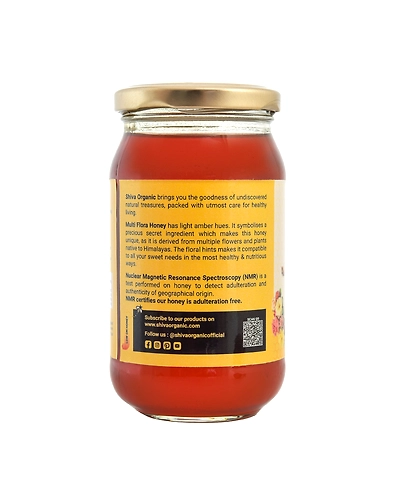 Shiva Organic Multi Flora Honey - Certified Organic 500g-2