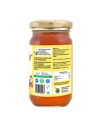 Shiva Organic Multi Flora Honey - Certified Organic 250g-1