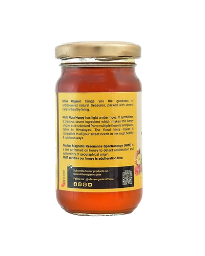 Shiva Organic Multi Flora Honey - Certified Organic 250g-2