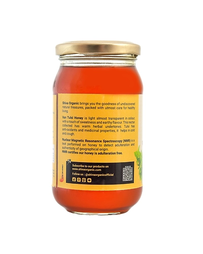 Shiva Organic Van Tulsi Honey 500g-2