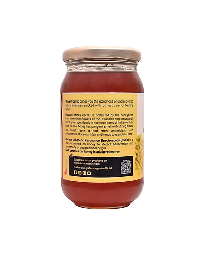 Shiva Organic Mustard Honey 500g-2