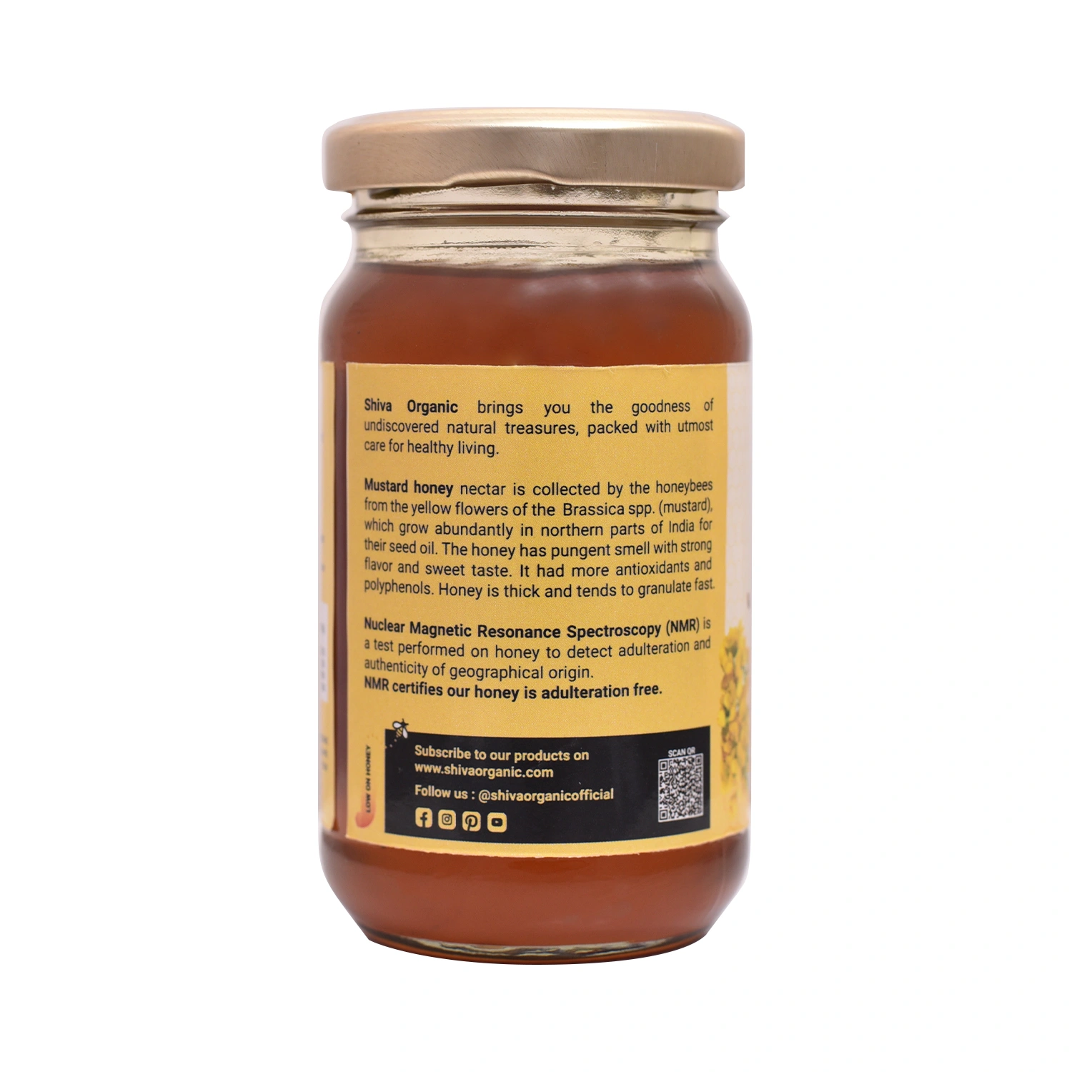 Shiva Organic Mustard Honey 250g-2