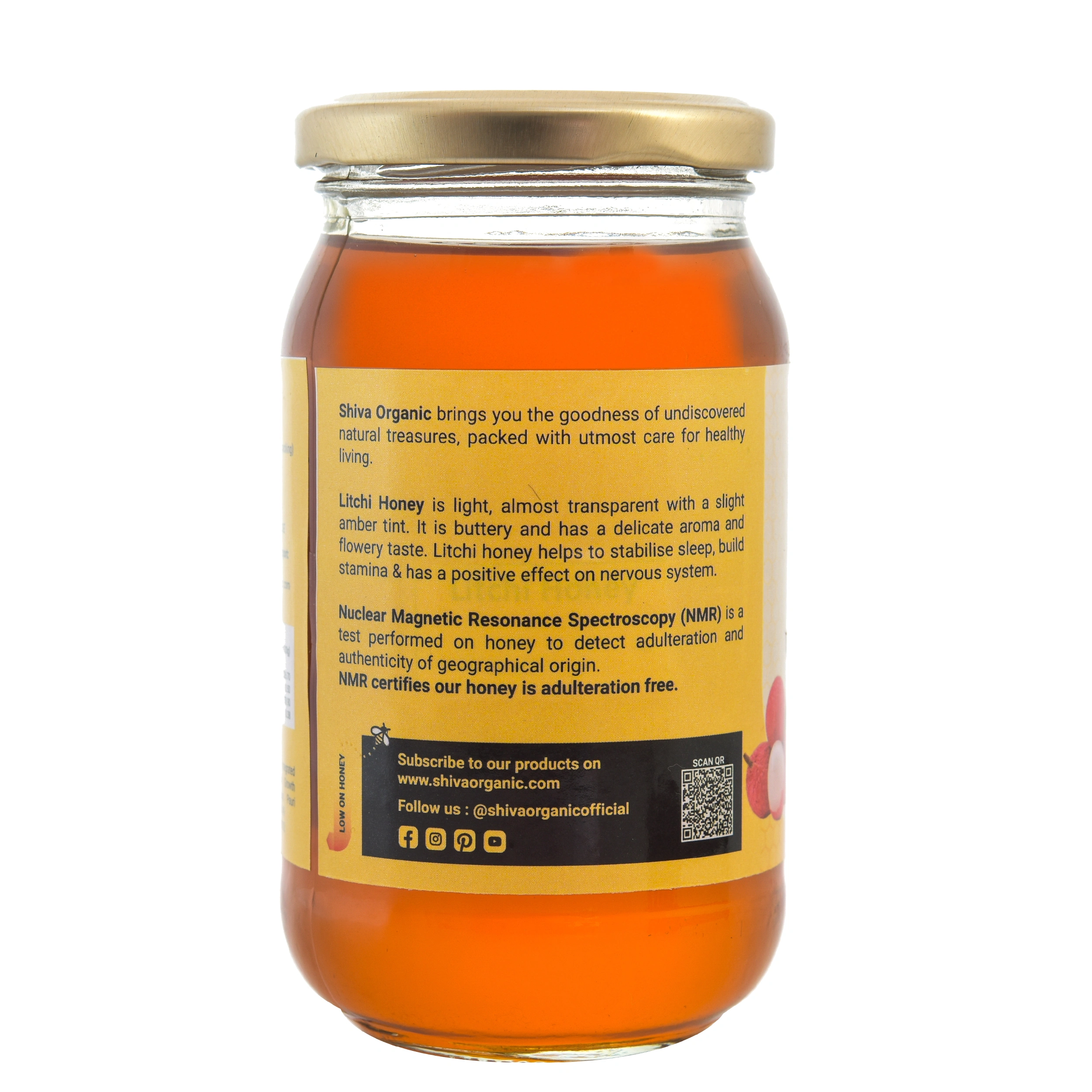 Shiva Organic Litchi Honey 500g-2