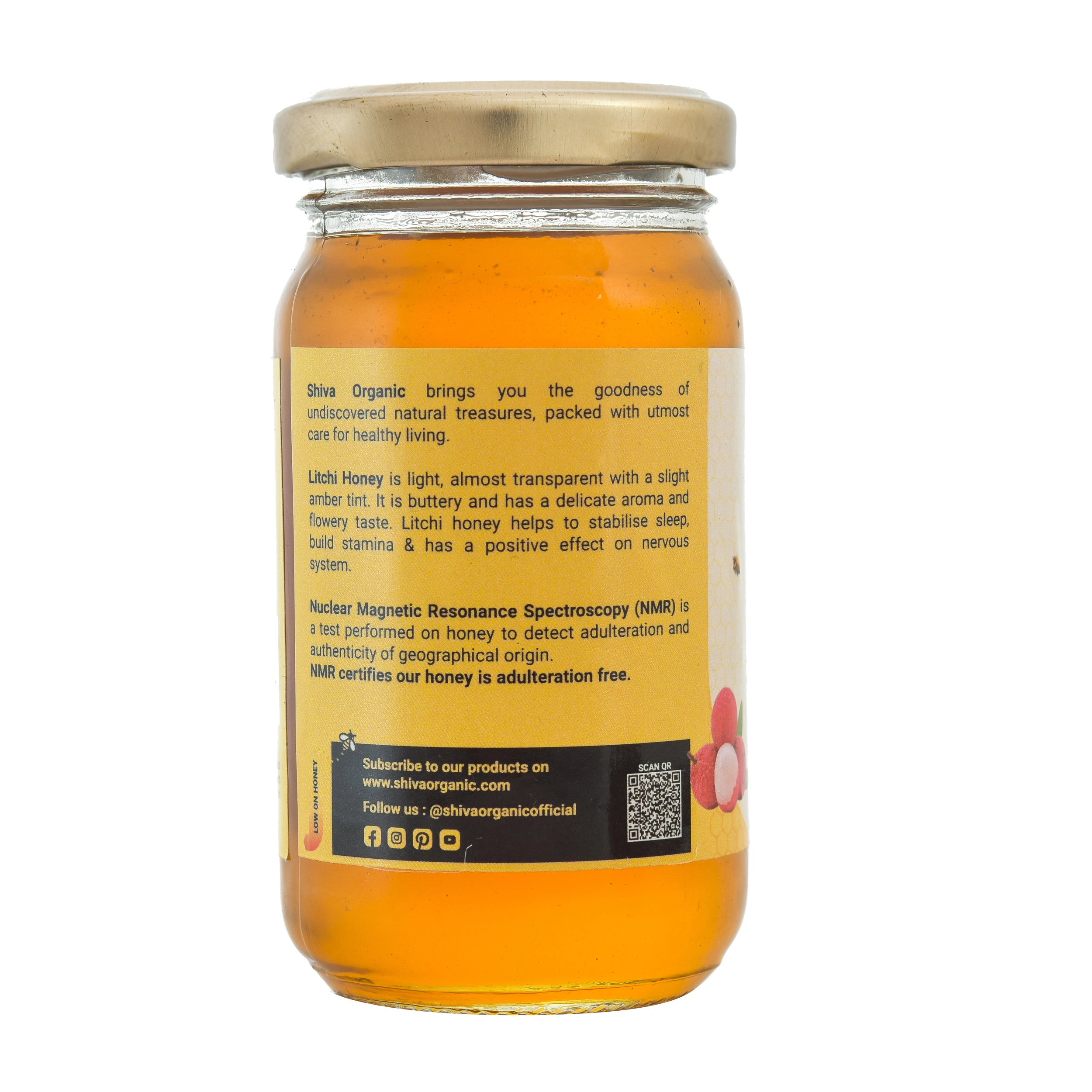 Shiva Organic Litchi Honey 250g-2