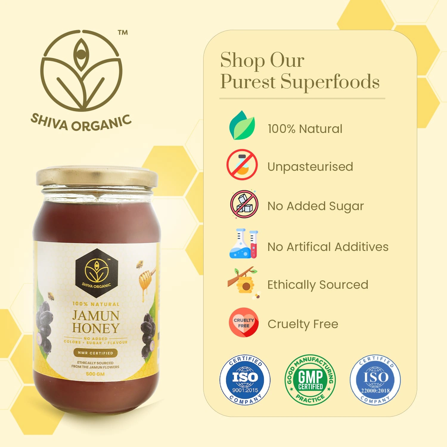 Shiva Organic Jamun Honey 1kg-4