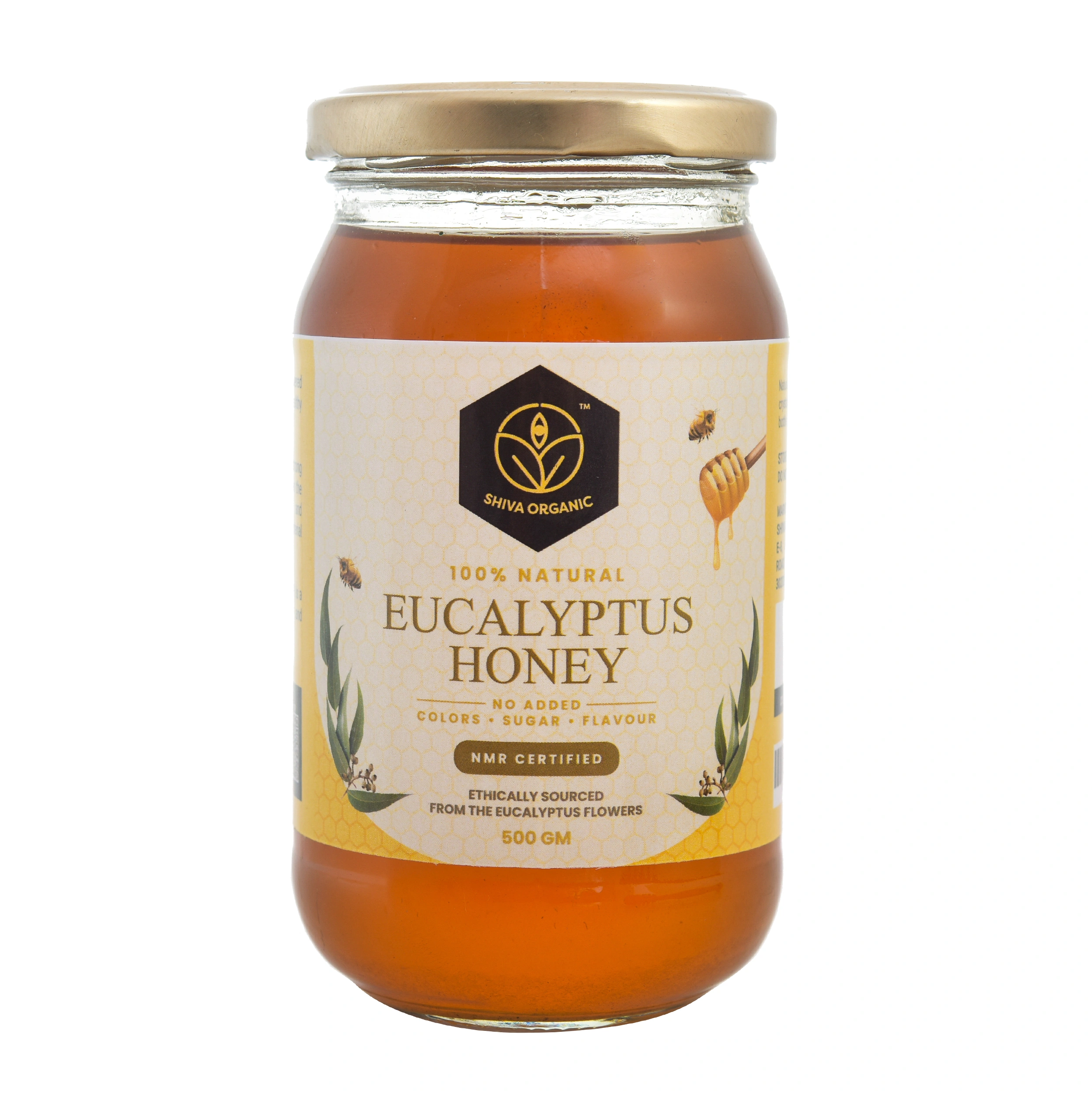 Shiva Organic Eucalyptus Honey 500g-SOHEUCI500G