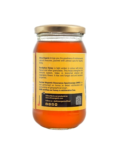Shiva Organic Eucalyptus Honey 500g-2