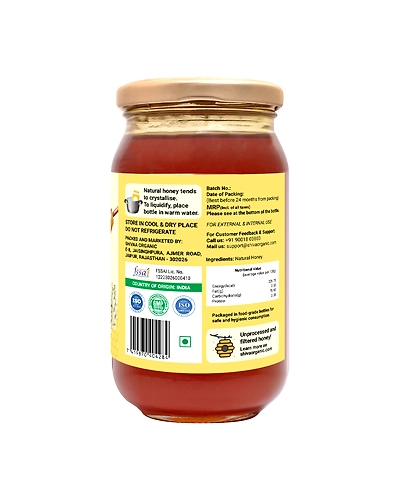 Shiva Organic Acacia Flower Honey 500g-1