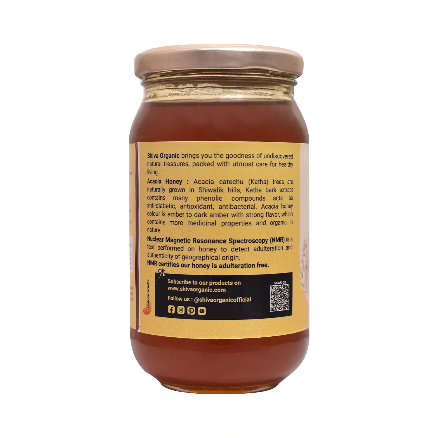 Shiva Organic Acacia Flower Honey 500g-2