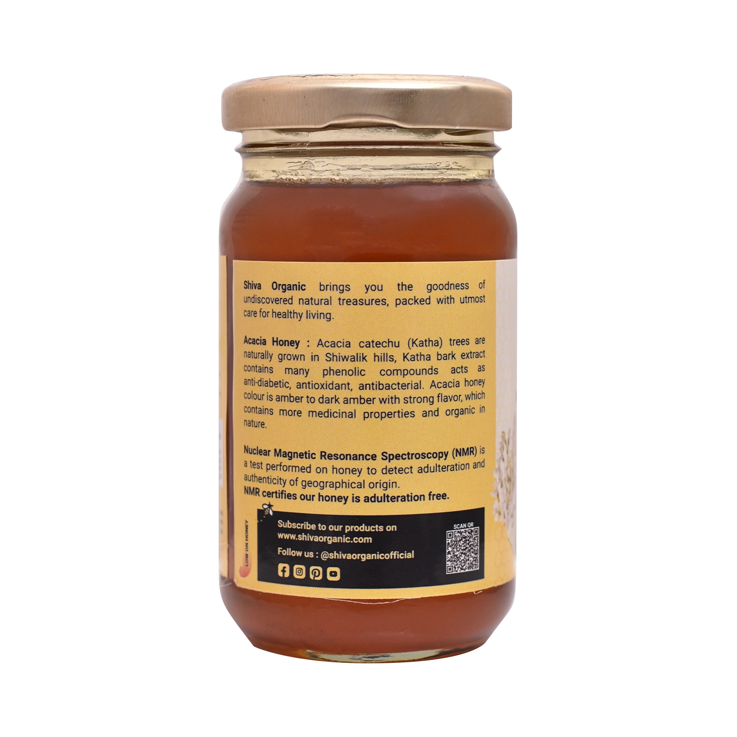 Shiva Organic Acacia Flower Honey 250g-2