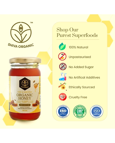 Shiva Organic Certified Organic Honey 250g-4