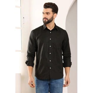 Black Linen Shirt