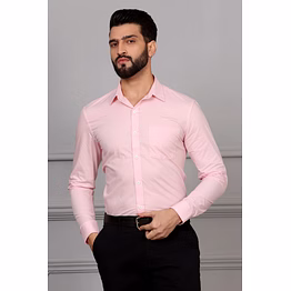 baby pink formal cotton shirt