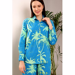 coconut french blue co-ord set