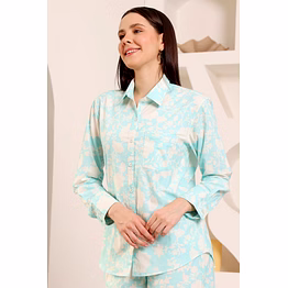 french marigold artic blue co-ord set