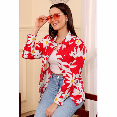 lily flower red top