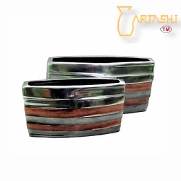 ARTASHI Vases aluminum - Handcrafted Decorative Home Accent