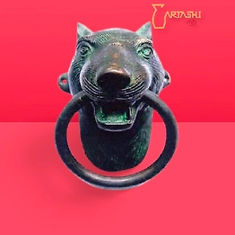 ARTASHI Lion door knocker - Handcrafted Decorative Home Accent