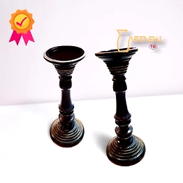 ARTASHI Candle holders wooden - Handcrafted Decorative Home Accent