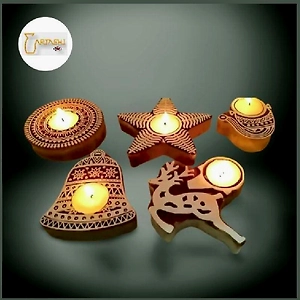 Christmas candles - Handcrafted Decorative Home Accent