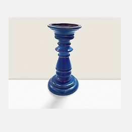 ARTASHI Blue candle holder - Handcrafted Decorative Home Accent