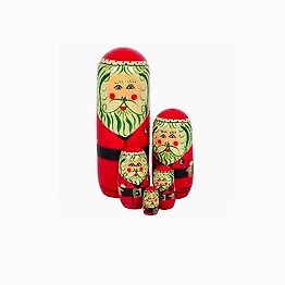 ARTASHI Santa toys wooden - Handcrafted Decorative Home Accent